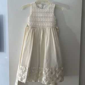 Cinderella brand cream dress. Size 6 in excellent condition.